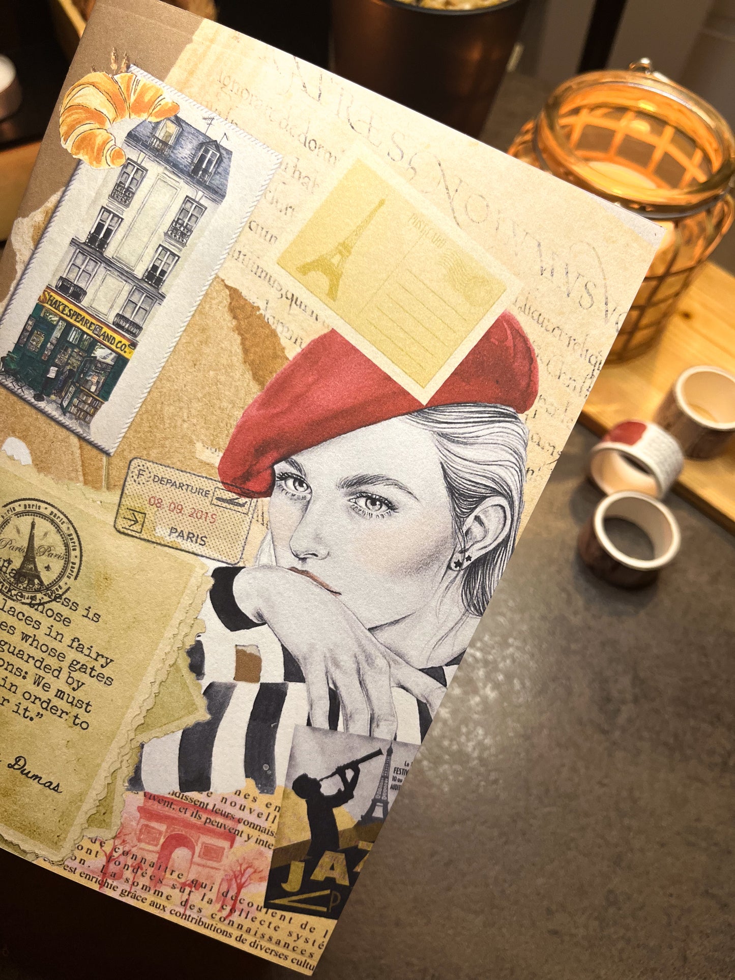 ''Parisian Chic'' - Scrap Notebook